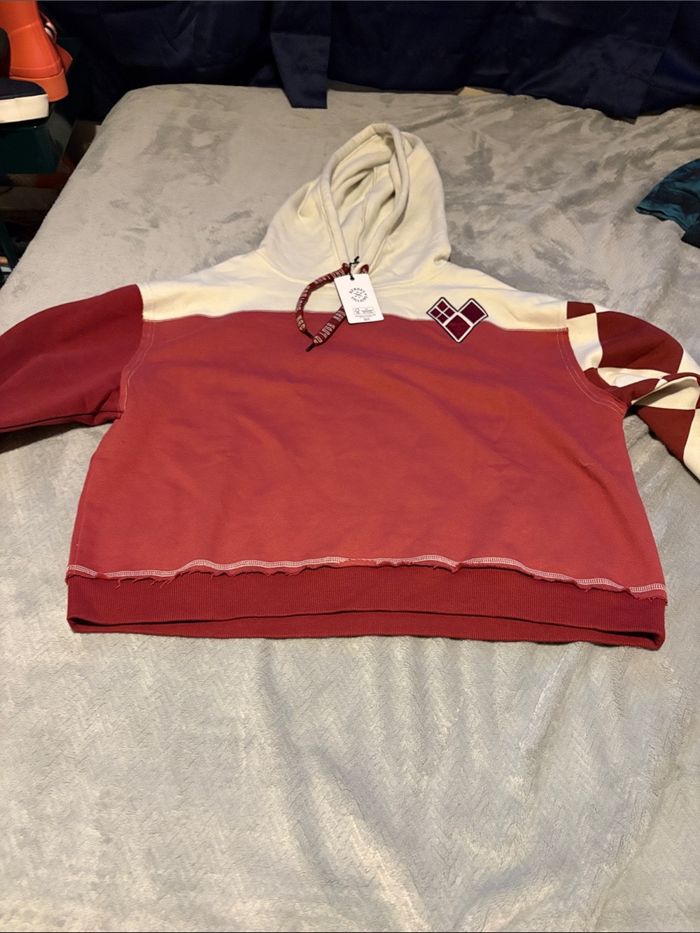 Harley Quinn Mad Love Cropped Hoodie